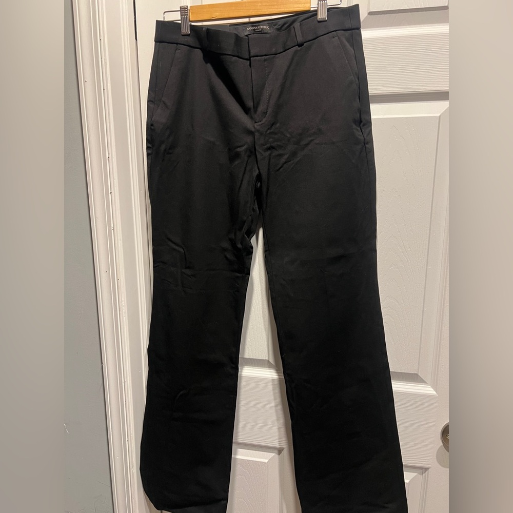 Banana Republic Classic Trouser Logan Bi-Stretch Washable Size 6